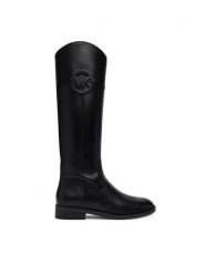 MICHAEL Michael Kors Kozaki Kimme 40F6KMFB5L Czarny. Czarne kozaki damskie MICHAEL Michael Kors, ze skóry, bez obcasa, na płaskiej podeszwie. Za 1,239.00 zł.