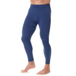 Spodnie męskie termoaktywne Brubeck EXTREME THERMO. Niebieskie spodnie sportowe męskie Brubeck, na lato, m, bez wzorów, z elastanu, trekkingowe. Za 135.99 zł.
