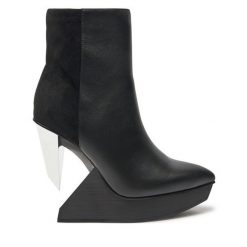 Botki United Nude. Czarne botki damskie United Nude, bez obcasa, na koturnie, bez zapięcia. Za 1,329.00 zł.