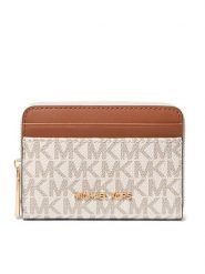 MICHAEL Michael Kors Portfel 32T4GJ6Z5B Beżowy. Brązowe portfele damskie MICHAEL Michael Kors, bez wzorów, ze skóry. Za 360.99 zł.