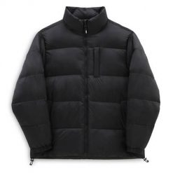 Kurtka uniwersalna męska Vans NO Hood Puffer. Czarne kurtki męskie Vans, na zimę, m, bez wzorów, z materiału, klasyczne, bez kaptura. Za 529.05 zł.