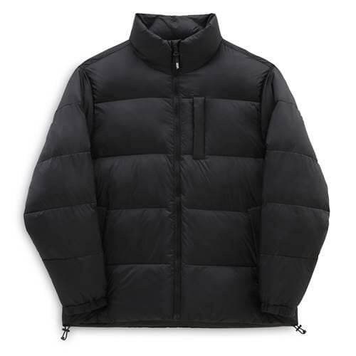 Kurtka uniwersalna męska Vans NO Hood Puffer. Czarne kurtki męskie Vans, na zimę, m, bez wzorów, z materiału, klasyczne, bez kaptura. Za 552.60 zł.