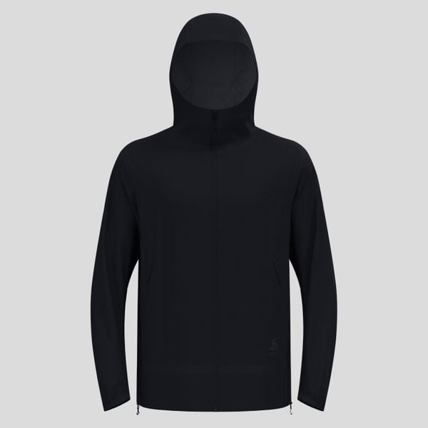 Kurtka męska Odlo ESSENTIAL 2.5L WATERPROOF Jacket hardshell. Czarne kurtki męskie Odlo, l, bez wzorów, z hardshellu, długie, z kapturem, narciarskie. Za 688.45 zł.