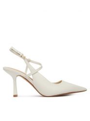 Aldo Szpilki Brunette 13965195 Biały. Białe szpilki damskie Aldo, bez wzorów, ze skóry, bez obcasa, bez zapięcia. Za 379.99 zł.