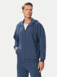 Tommy Hilfiger Bluza UM0UM03781 Niebieski Regular Fit. Niebieskie bluzy męskie Tommy Hilfiger, l, bez wzorów, z syntetyku, bez kaptura. Za 369.99 zł.