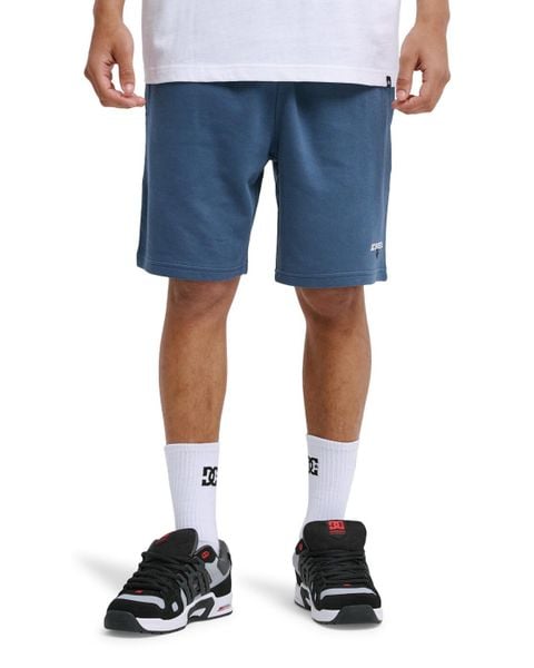 Spodenki dresowe dla Mężczyzn VANTURA Niebieski. Niebieskie szorty męskie DC Shoes, m, bez wzorów, z bawełny, klasyczne. Za 239.99 zł.