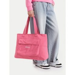 Torebka Roxy. Czerwone torebki do ręki damskie Roxy, bez wzorów, bez dodatków. Za 79.99 zł.