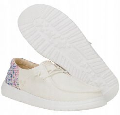 Hey Dude Wendy Funk Surf Baja 43156-1MV białe 40. Białe trampki i tenisówki damskie Hey dude, bez wzorów, bez zapięcia. Za 334.76 zł.