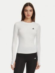 Adidas Koszulka techniczna Power Essentials Workout Contour KD2211 Biały Slim Fit. Białe koszulki sportowe damskie Adidas, s, bez wzorów, z syntetyku, bez kołnierzyka, bez ramiączek, na fitness i siłownię. Za 148.99 zł.