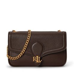 Torebka LAUREN RALPH LAUREN. Brązowe torebki do ręki damskie Lauren Ralph Lauren, bez wzorów, wizytowe, bez dodatków. Za 1,199.00 zł.