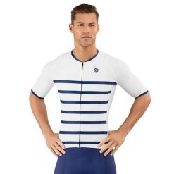 Koszulka rowerowa z krótkim rękawem męska M2 Nevada. Białe koszulki sportowe męskie SIROKO, m, bez wzorów, bez kołnierzyka, bez ramiączek, rowerowe. W wyprzedaży za 260.50 zł.
