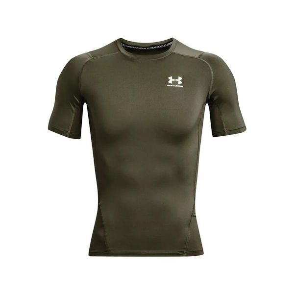 Koszulka treningowa męska Under Armour Ua Hg Armour Comp Ss. Białe koszulki sportowe męskie Under Armour, m, bez wzorów, z poliesteru, bez kołnierzyka, bez ramiączek, do biegania. Za 139.00 zł.