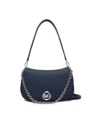MICHAEL Michael Kors Torebka 30R6SY5S2L Granatowy. Niebieskie torebki do ręki damskie MICHAEL Michael Kors, bez wzorów, ze skóry, bez dodatków. Za 1,429.00 zł.