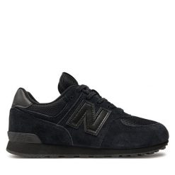 Sneakersy New Balance. Czarne trampki i tenisówki chłopięce New Balance, bez wzorów, bez zapięcia. Za 429.99 zł.