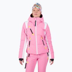 Kurtka narciarska damska Rossignol Pilot Down Jkt. Czerwone kurtki damskie Rossignol, na zimę, l, bez wzorów, z elastanu, bez kaptura. Za 3,949.00 zł.