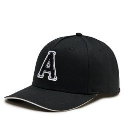 Czapka z daszkiem Alpha Industries. Czarne czapki i kapelusze damskie Alpha Industries, bez wzorów. Za 99.99 zł.