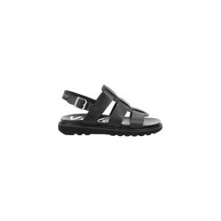 Sandały KICKERS NEOSINEAD Czarny. Czarne sandały damskie Kickers, bez wzorów, ze skóry, bez obcasa, bez zapięcia. Za 355.99 zł.