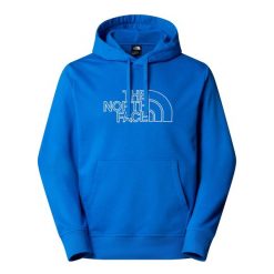Bluza The North Face Drew Peak Light. Niebieskie bluzy męskie The North Face, m, bez wzorów, bez kaptura. Za 245.99 zł.