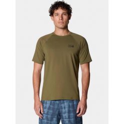 T-shirt Męski Mountain Hardwear Crater Lake. Zielone koszulki sportowe męskie Mountain Hardwear, na lato, m, bez wzorów, sportowe, bez kołnierzyka. Za 219.00 zł.