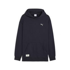 Męska bluza z kapturem PUMA Class o luźnym kroju PUMA New Navy Blue. Niebieskie bluzy męskie Puma, m, bez wzorów, z kapturem, do biegania. Za 269.00 zł.