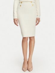 Marciano Guess Spódnica ołówkowa G6YD07 Z1013 Kremowy Slim Fit. Białe spódnice damskie Marciano Guess, xl, z aplikacjami, z wiskozy, ołówkowe. Za 589.99 zł.
