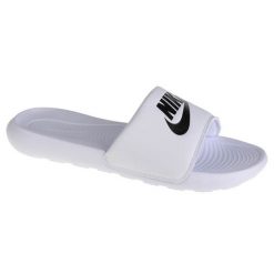 Klapki Nike Victori One Slide CN9677-100 białe. Białe klapki damskie bez wzorów, sportowe, bez obcasa. Za 233.24 zł.