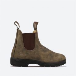 Blundstone Elastic Sided Boot Lined 585-RUSTIC Brązowe 47. Brązowe obuwie sportowe damskie Blundstone, bez wzorów. Za 747.29 zł.