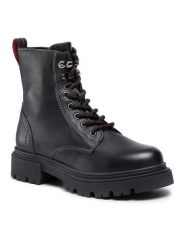 Lasocki Trapery EST-DONNA-03 Czarny. Czarne śniegowce i trapery damskie Lasocki, ze skóry. Za 269.99 zł.