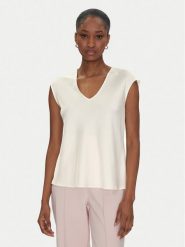 Rinascimento Bluzka CFC0122604003 Écru Regular Fit. Bluzki damskie Rinascimento, xl, bez wzorów, z syntetyku, bez kołnierzyka, bez ramiączek. Za 129.99 zł.