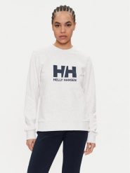 Helly Hansen Bluza Logo 2.0 34462 Biały Regular Fit. Białe bluzy damskie Helly Hansen, xs, bez wzorów, z bawełny, bez kaptura. Za 239.99 zł.