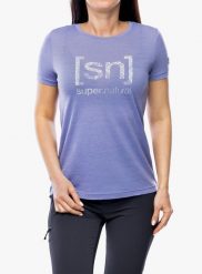 Koszulka damska Super.natural Arabesque Tee. Fioletowe t-shirty damskie super.natural, m, bez wzorów, z materiału, eleganckie, bez kołnierzyka. Za 230.99 zł.