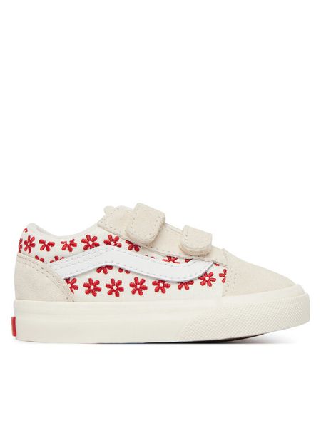 Vans Tenisówki Old Skool V VN000CTGIZQ1 Beżowy. Brązowe buty sportowe dziewczęce Vans, bez wzorów, bez zapięcia. Za 219.99 zł.