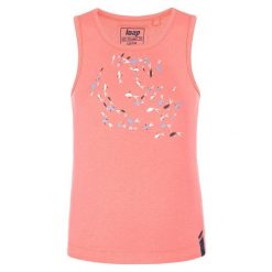 LOAP Besola top dziewczęcy — 100% bawełna, kolorowy nadruk (128). Niebieskie t-shirty i topy dla dziewczynek GLOMEX, bez wzorów, z bawełny, bez ramiączek. Za 40.09 zł.