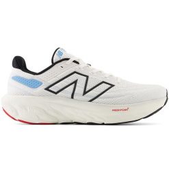 Buty do biegania męskie New Balance Fresh Foam 1080 v13 M108013A – białe. Białe buty sportowe męskie New Balance, z materiału, bez zapięcia, do biegania. Za 429.99 zł.