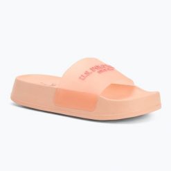 Klapki damskie U.S. Polo Assn. AMAMI009A. Brązowe klapki damskie U.S. Polo Assn., bez wzorów, z syntetyku, sportowe, bez obcasa. Za 87.99 zł.