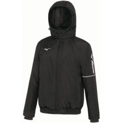 Kurtka Mizuno Team trad bomber. Czarne kurtki męskie Mizuno, m, bez wzorów, sportowe, bez kaptura. Za 316.00 zł.