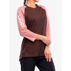 Koszulka rowerowa damska POC MTB Pure 3/4 Jersey. Brązowe bluzy sportowe damskie POC, bez wzorów, z jersey, bez kołnierzyka, bez ramiączek, rowerowe. Za 235.99 zł.