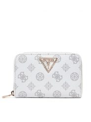 Guess Portfel SWPG85 00140 Biały. Białe portfele damskie Guess, z aplikacjami, ze skóry. Za 169.99 zł.