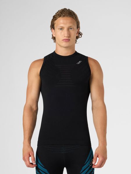 Workhard Tank Top. Czarne t-shirty męskie UYN, m, bez wzorów, bez kołnierzyka. Za 249.40 zł.
