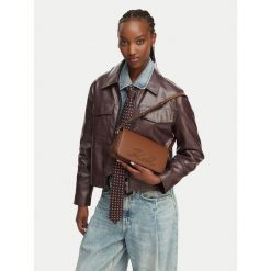 Torebka KARL LAGERFELD. Brązowe torebki do ręki damskie KARL LAGERFELD, bez wzorów, klasyczne, bez dodatków. Za 649.99 zł.