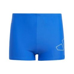 Szorty Performance Big Bars Swim Kids. Białe szorty dla chłopców Adidas, bez wzorów, z elastanu, eleganckie. Za 82.99 zł.