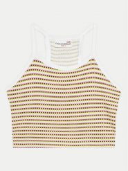Coccodrillo Top WC4143303HGJ Kolorowy Slim Fit. T-shirty i topy dla dziewczynek COCCODRILLO, bez wzorów, z bawełny, bez ramiączek. Za 49.99 zł.