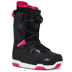 Buty snowboardowe Raven Galla MOZ. Czarne obuwie sportowe damskie RAVEN, bez wzorów, snowboardowy. Za 799.00 zł.