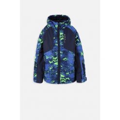 Kurtka narciarska dziecięca Lemon Explore ZL3 niebieska. Niebieskie buty zimowe chłopięce LEMON explore, na zimę, bez wzorów, z poliesteru, sportowe, z kapturem. Za 269.90 zł.