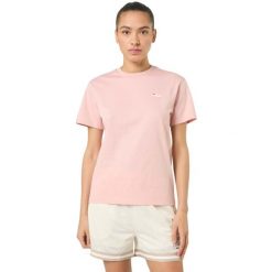 Koszulka damska Fila Lignano. Czerwone t-shirty damskie Fila, uniwersalny, bez wzorów, z materiału, klasyczne, bez kołnierzyka. Za 85.99 zł.