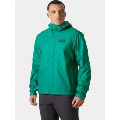 Płaszcz Przeciwdeszczowy Męski Helly Hansen Loke 2.0. Zielone kurtki męskie Helly Hansen, m, bez wzorów, sportowe, bez kaptura. W wyprzedaży za 485.10 zł.