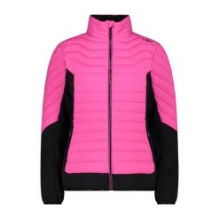 Damska kurtka hybrydowa CMP. Czerwone kurtki damskie CMP, xs, bez wzorów, z softshellu, bez kaptura. Za 578.50 zł.