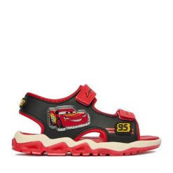 Sandały Cars. Czerwone sandały chłopięce Cars, bez zapięcia. Za 99.99 zł.