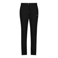 Spodnie damskie CMP. Czarne spodnie sportowe damskie CMP, bez wzorów, trekkingowe. Za 249.99 zł.