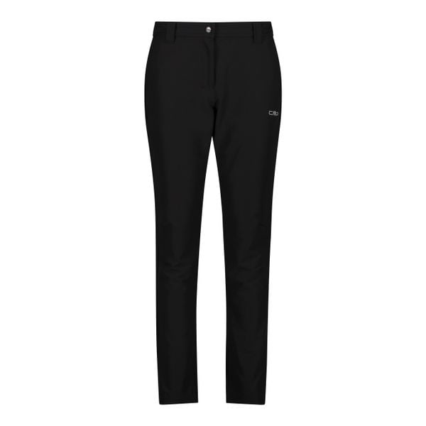 Spodnie damskie CMP. Czarne spodnie sportowe damskie CMP, bez wzorów, z poliesteru, trekkingowe. Za 229.99 zł.